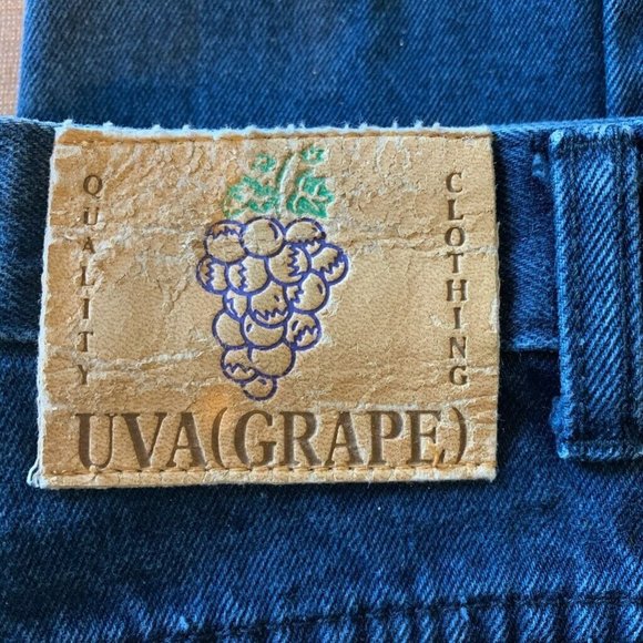 Uva (Grape) Vintage High Rise Jeans Blue Denim - Picture 8 of 8